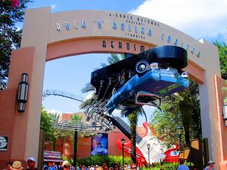 rock n roller coaster at hollywood studios