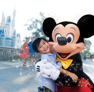 meeting mickey mouse at disney world orlando